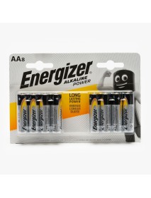 Baterii alkaline AA, 8 buc/set, Energizer