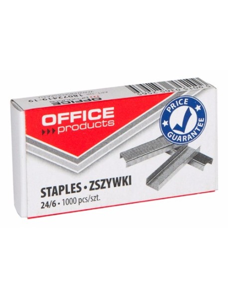 Capse 24/6 Office Products, 1000 buc/cutie