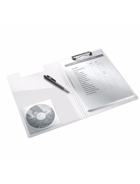 Clipboard dublu, A4 plastifiat PVC - Wow LEITZ