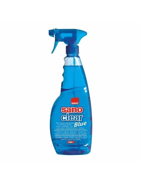 Detergent geamuri SANO Clear Blue Trigger, 750 ml