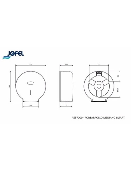 Dispenser hartie igenica - JOFEL