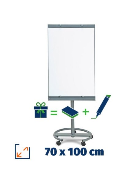 Flipchart magnetic VISUAL Mobil, 70x100 cm