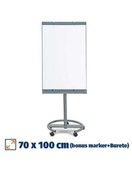 Flipchart magnetic VISUAL Mobil, 70x100 cm