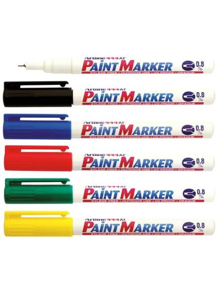 Marker cu vopsea ARTLINE 444XF cu varf de 0,8mm