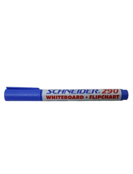 Marker whiteboard si flipchart SCHNEIDER 290, 4buc/set