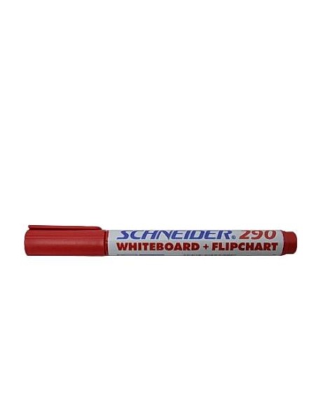 Marker whiteboard si flipchart SCHNEIDER 290, 4buc/set