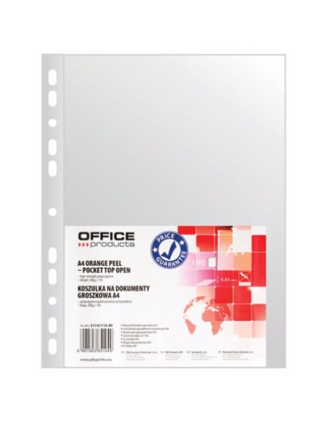 File protectie pentru documente A4, transparenta - Office Products