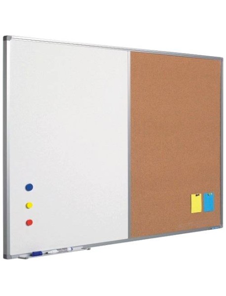 Tabla combi (whiteboard/ pluta) SMIT, 60x90 cm