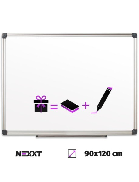 Tabla magnetica (WhiteBoard) 90x120 cm - NEXXT