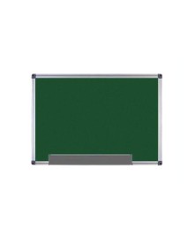 Tabla magnetica verde cu rama din aluminiu, 100 x 200 cm - Optima