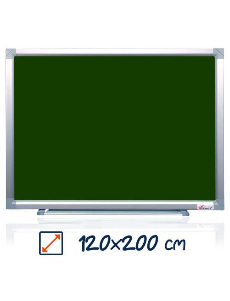 Tabla magnetica verde VISUAL - 120x200 cm