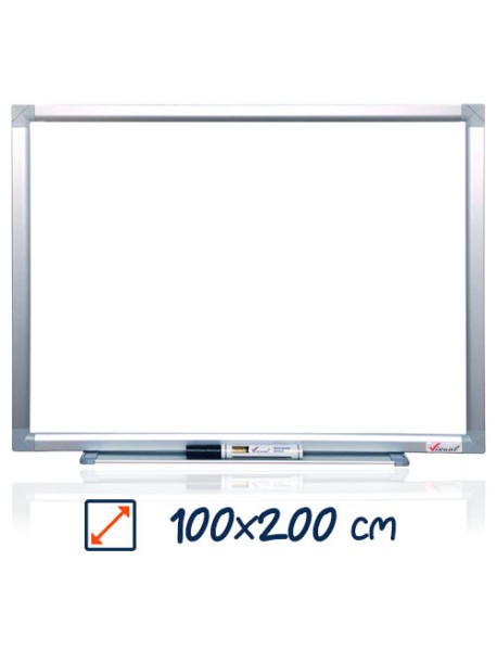 Tabla magnetica alba VISUAL - 100x200 cm