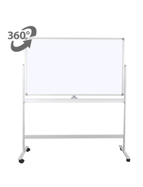 Whiteboard mobil cu doua fete VISUAL 120x180cm