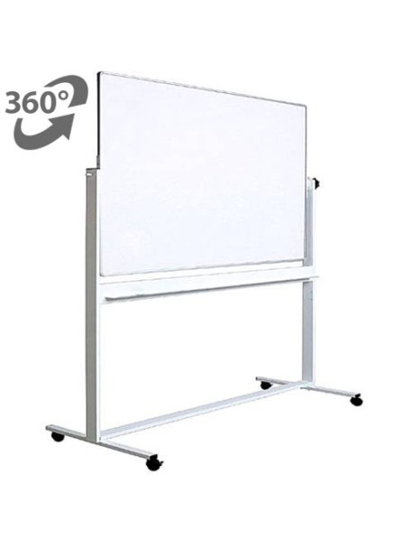 Whiteboard mobil cu doua fete OPTIMA 120x180cm